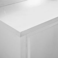 Radne tablice sa kliznim vratima 94,5 x19,7 x nehrđajući čelik Moderni set nameštaja