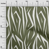 Onuone pamuk fle maslina zelena tkanina koža životinjski diy odjeća prekrivajući tkaninu tisak tkanina