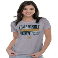 Mir ne sačuva američku mornarsku žensku majicu, dame majice za brisco 3x 3x